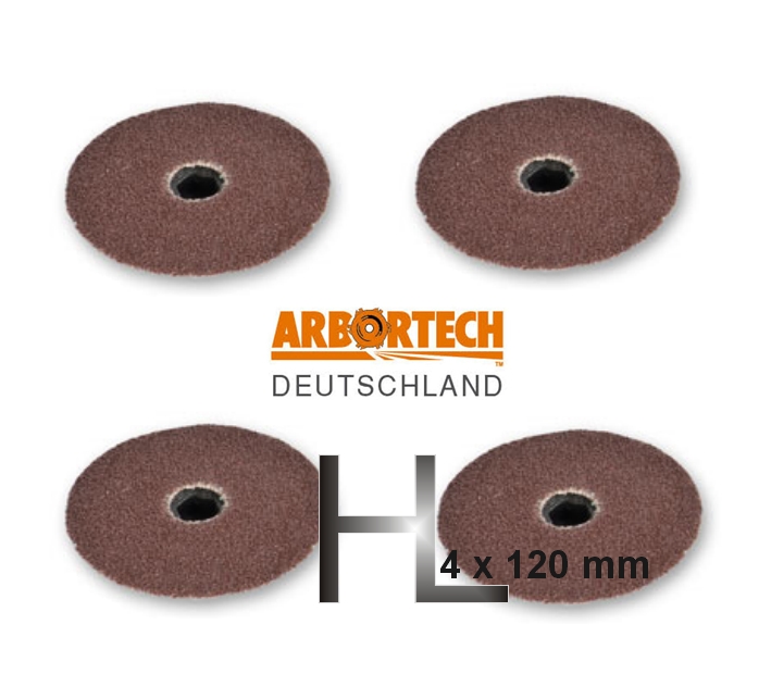 ARBORTECH Mini-Grinder Sanding Pads (50mm) 4 x 120 Körnung MIN.FG.011 *2116