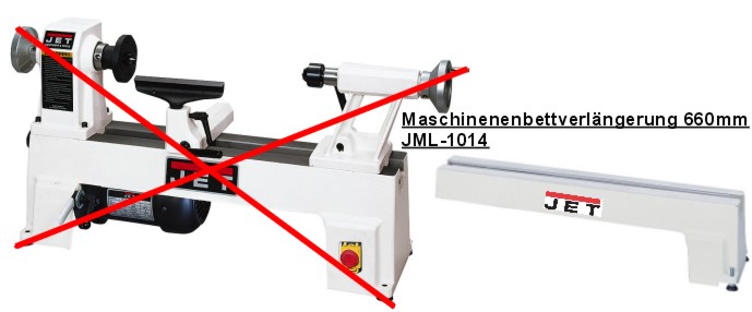 JET Maschinenbettverlängerung 660mm (JML-1014) 708355 *1157